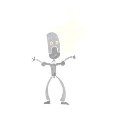 Cartoon Robot N206
