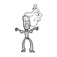 Cartoon Robot N207