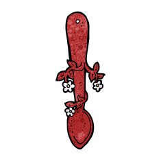 cartoon organic food symbol spoon N3