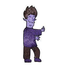 cartoon excited vampire N7