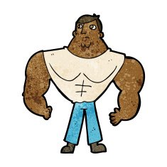 Cartoon Body Builder N9