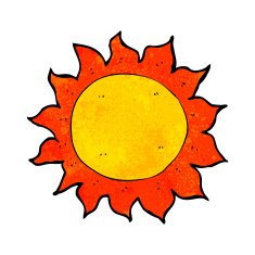 Cartoon Sun N73