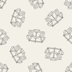 libra Constellation doodle seamless pattern background N4