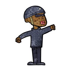 cartoon security guy N8