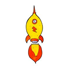 Cartoon Spaceship N33