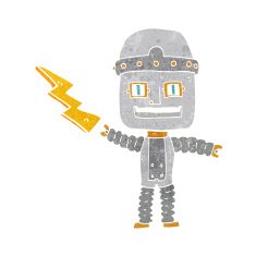 Cartoon Robot N209