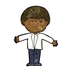 cartoon annoyed man N52
