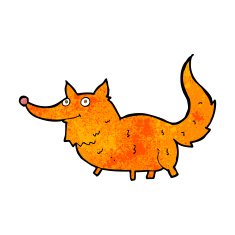 cartoon little dog N75