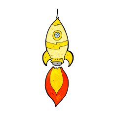 Cartoon Spaceship N34