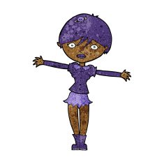 Cartoon Vampire Girl N157