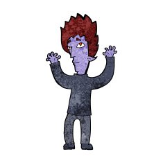 cartoon vampire giving up N7