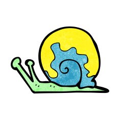 Cartoon Snail N86
