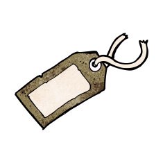 cartoon luggage tag N26