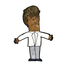 cartoon annoyed boss N6