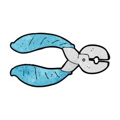 cartoon strong pliers N7