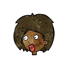 cartoon woman looking N7