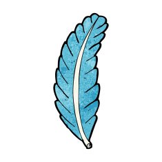 Cartoon Feather N37