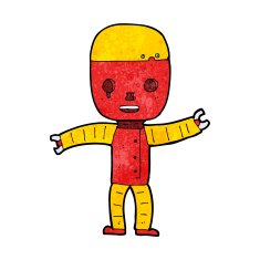 Cartoon Robot N210