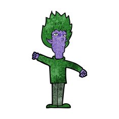 cartoon vampire man N70