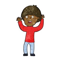 cartoon happy boy laughing N21