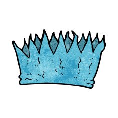 cartoon paper crown N15