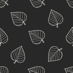 plant doodle seamless pattern background N142