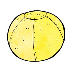 cartoon stitched football N3