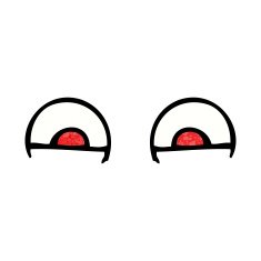 Cartoon Red Eyes N9