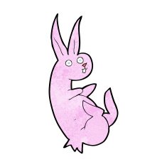 cue cartoon rabbit N7