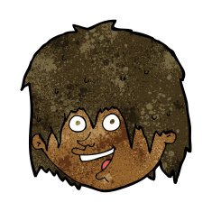 cartoon happy man N325