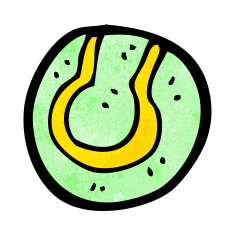 Cartoon Tennis Ball N23