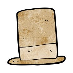 cartoon old hat N9