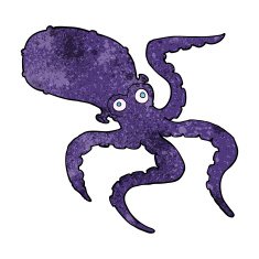 Cartoon Octopus N73