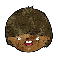 Cartoon Happy Face N37