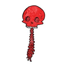 spooky cartoon sull and spine N7