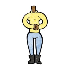 cartoon female body (add photos or mix and match cartoons) N148