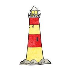 cartoon light house N7