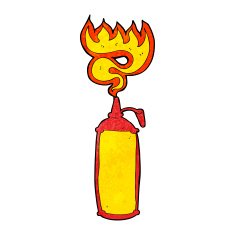 cartoon hot sauce N15
