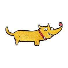 cartoon happy dog N50