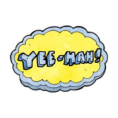 cartoon yeehah symbol N7