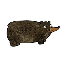 funny cartoon bear N41