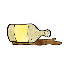Cartoon Spilled Beer N14