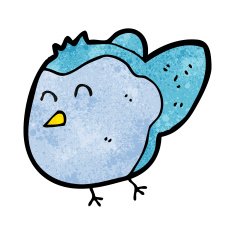 Cartoon Bird N265