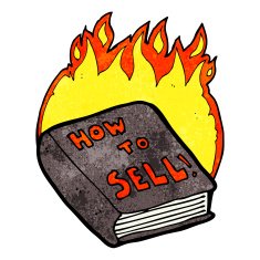 cartoon how to sell book N5
