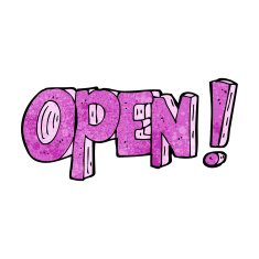 cartoon open symbol N6