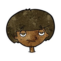 cartoon smug looking boy N6