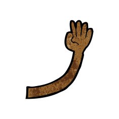 cartoon arm N105