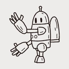 robot doodle N708