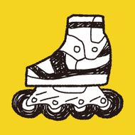 Roller skate doodle N18