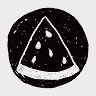 watermelon doodle drawing N6